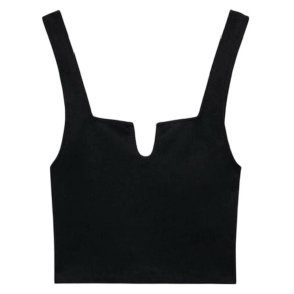 ZARA x Studio Nicholson Ribbed Cut-Out Crop Top - Rare Collab Size S - Picture 3 of 3